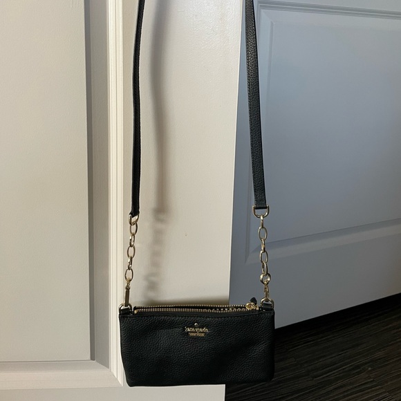 Kate Spade Black Leather Crossbody - Picture 3 of 3